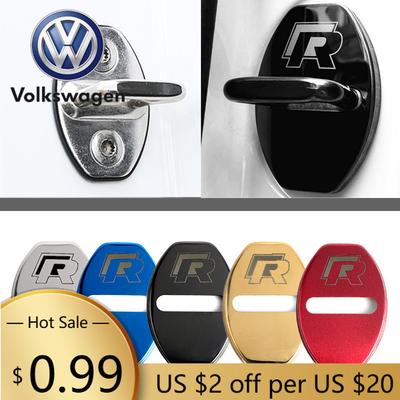 Для VOLKSWAGEN VW Накладки на Замки Дверей Эмблемы Чехол Для Volkswagen Passat Golf Jetta Bora Polo Sagitar Tiguan Аксессуары