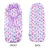 2PCS/LOT Kids Long Bonnet Night Sleep Hat Cartoon Print Elastic Shower Bath Cap Children Boys Girls Hair Care Headwrap