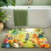Ash Ketchum And Pikachu Sunset Scene Pokemon Soft Non-Slip Absorbent Indoor Home Decor Doormat Floor Rug