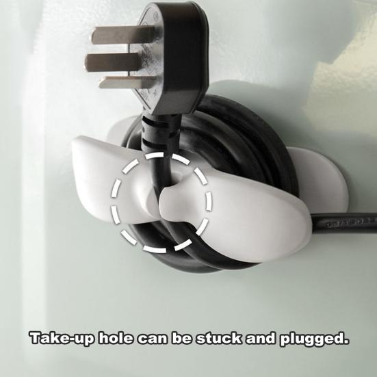 Органайзер для шнура кухонной техники, клейкая лента, держатель для намотки шнура мелкой бытовой техники, наклейка