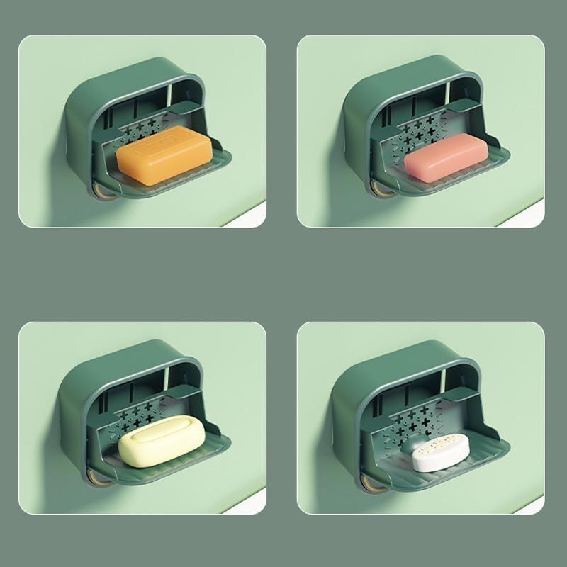 Многофункциональный сливной ящик для хранения мыла, настенный ящик, держатель для мыльницы