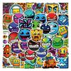 50 Новых Стикеров Geometry Dash Geometric Sprint Мотоцикл Гитара Чемодан Водонепроницаемые Стикеры