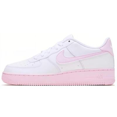Кроссовки Air Force 1 Low Белые Розовый пеноматериал GS CV7663-100