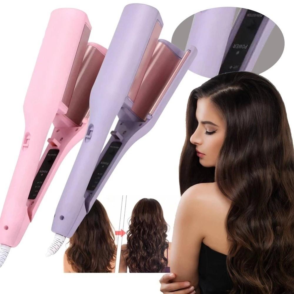 Large Curl 32MM Water Wave Hair Curler French Egg Roll Curling Iron Hair Styling Tool