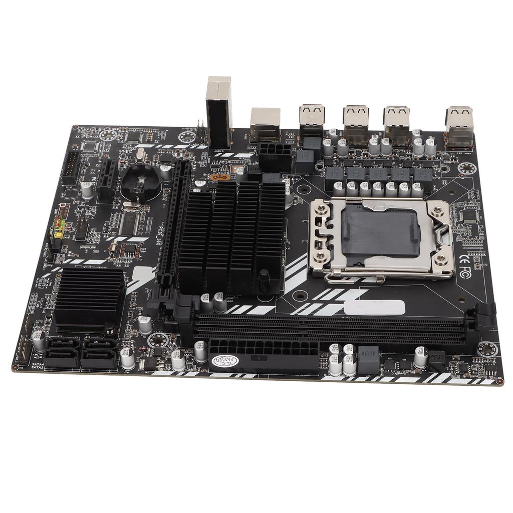 Mining Mainboard ECC DDR3 Dual Channel Support All Series LGA1366 100M Network Interface 8 USB2.0