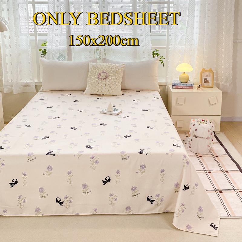 Приятные к коже матовые простыни, утолщенные, для односпальной и двуспальной кровати, простыни разных размеров для всех сезонов