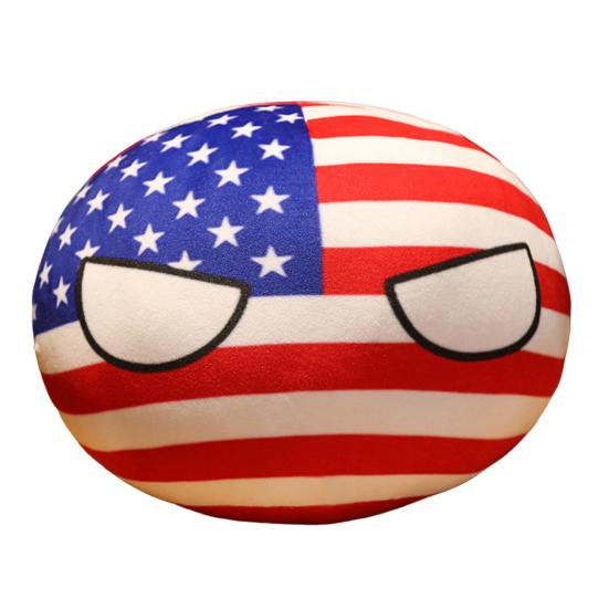 10/30/40 см Национальный флаг Кукла Обнимашка Подушка Пушистая Милая Мультяшная Кукла Мягкие Игрушки