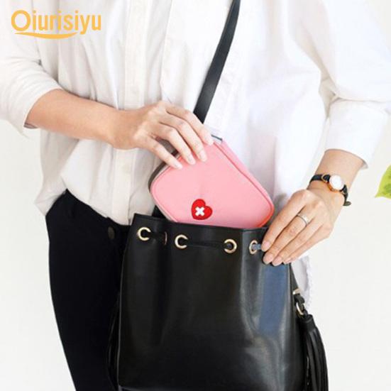 Mini Outdoor First Aid Kit Bag Travel Portable Medicine Organizer Emergency Kit Happy Living