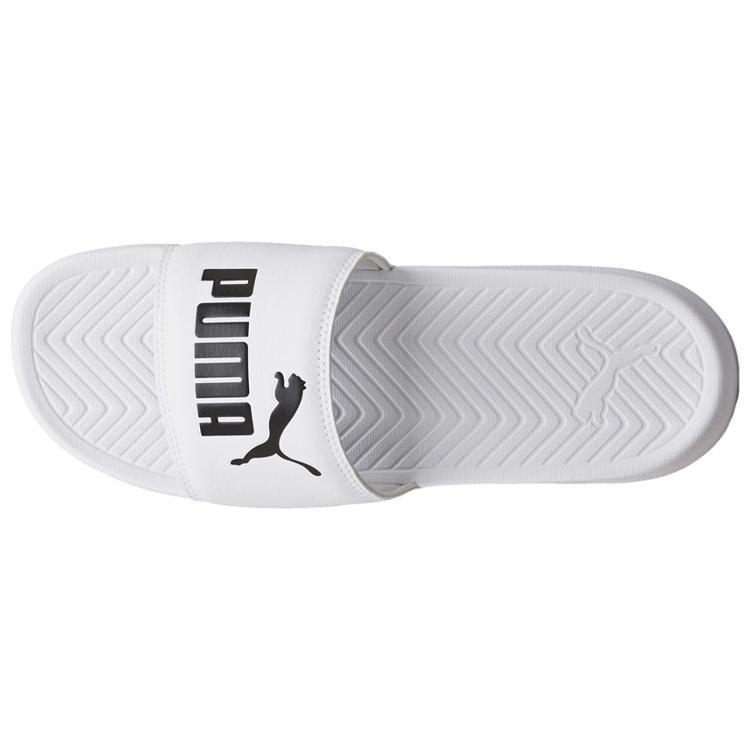 Puma Шлепанцы Popcat Slide Белый Черный 360265-12