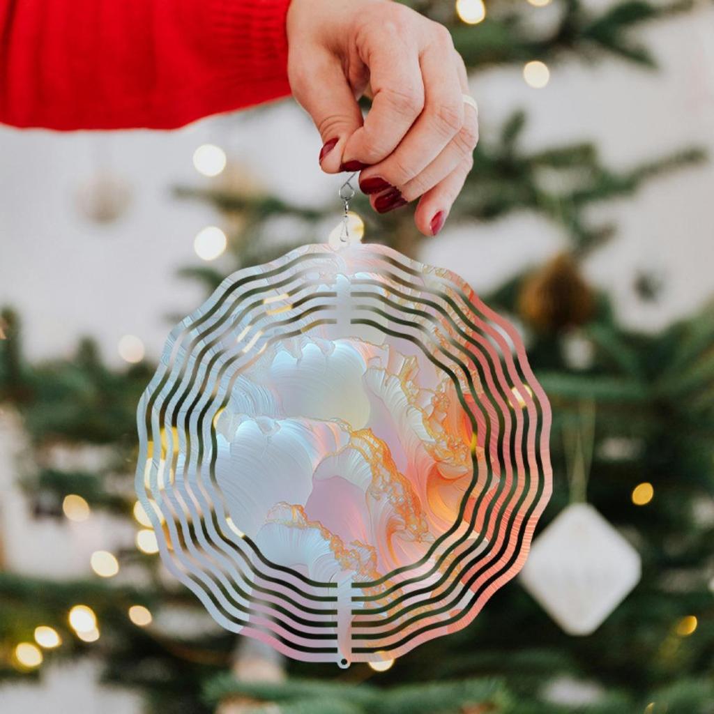 10-дюймовый подвесной колокольчик ветра Уникальный художественный дизайн для украшения балкона и двора Вращающийся на 360 градусов крючок Динамичный и оригинальный подарок для весны и лета