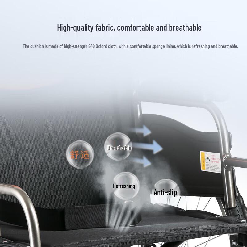 YUWELL H062 Легкая складная умная инвалидная коляска