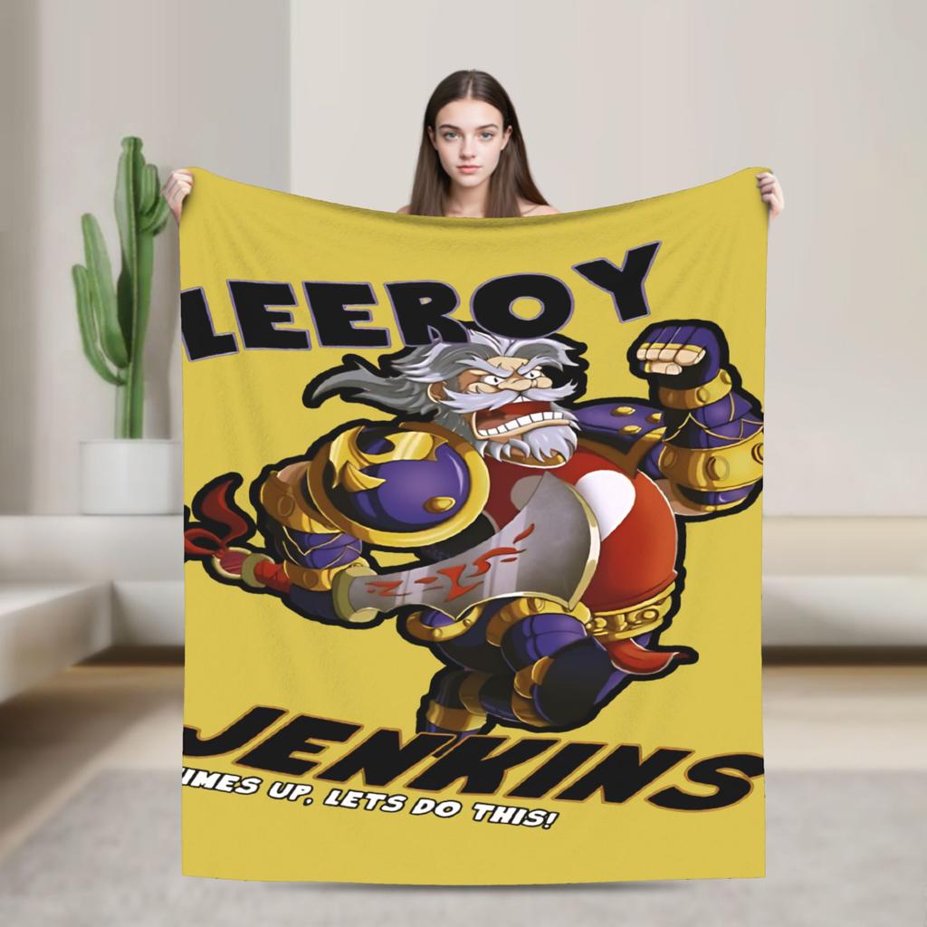 Soft Blanket Camping World of Warcraft Game Bedding Throws Flannel Bedspread For Couch Chair Sofa Bed Fluffy Sofa Bed Cover
