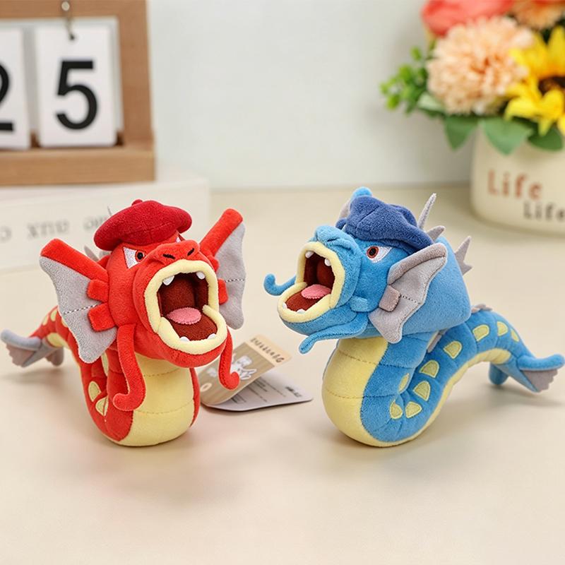 Rayquaza Gyarados Dragonair Plush Toys Black Dragon Fluffy Peluches Doll Anime Merchandise Collectible Souvenir Gift