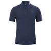 KELME 8351Pl1050 Мужская футболка-поло с коротким рукавом Темно-синяя
