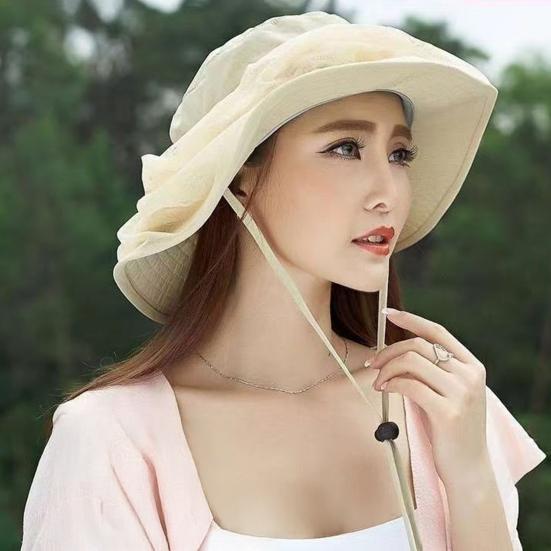 Шляпа с москитной сеткой, солнцезащитная шляпа-ведро со скрытой сеткой, складная защитная сетка от мух для рыбалки на открытом воздухе, пешего туризма