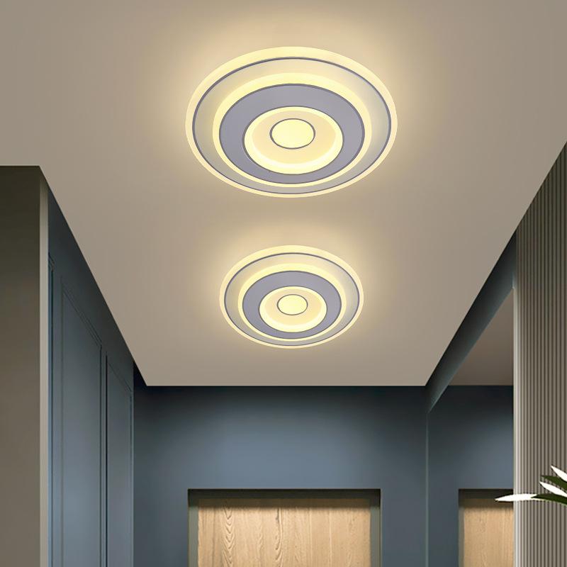 Современный светодиодный потолочный светильник для коридора, светильник для гостиной, балкона, декоративные светильники для дома