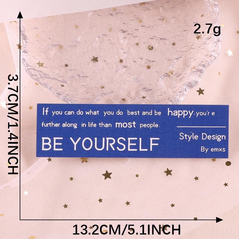 Self-Adhesive Fabric Label Patch for Clothing Repair – DIY Leather & Down Jacket Applique