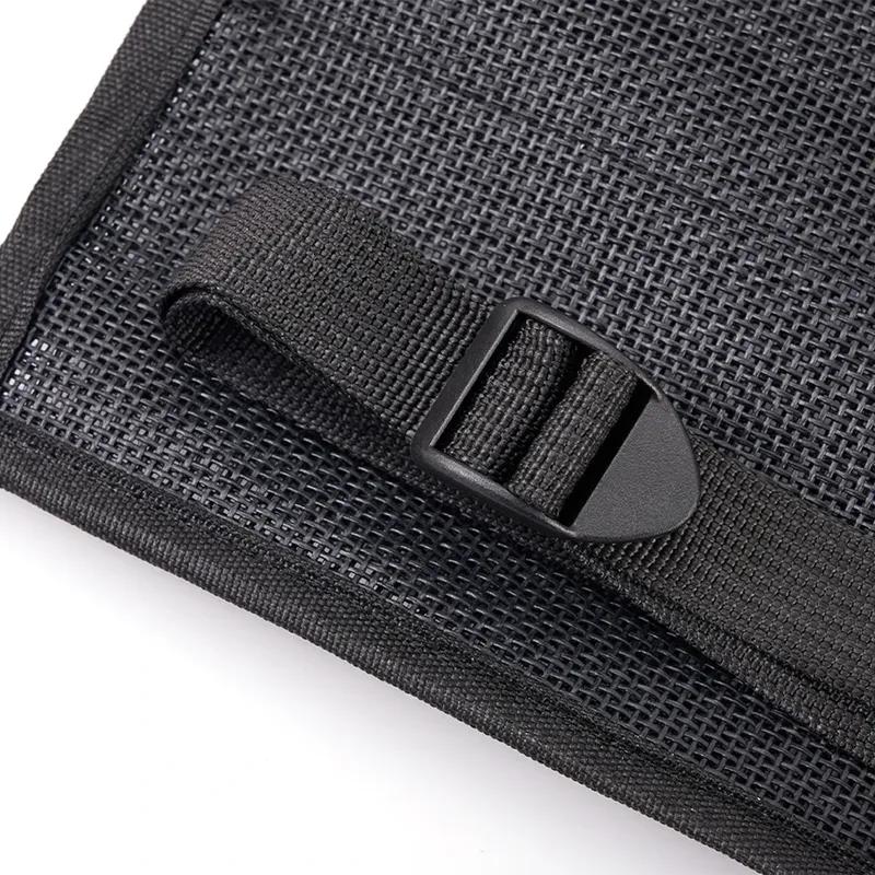 Nylon Mesh Kayak Under Seat Storage Bag Kayak Canoe Tool Organization Pouch Sheet