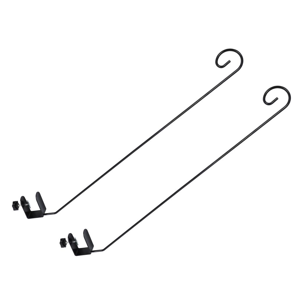 2 шт. удлиненный крючок для ограждения настила крючок для поручня прочный крючок для кормушки для птиц регулируемый для плана кормушки для птиц