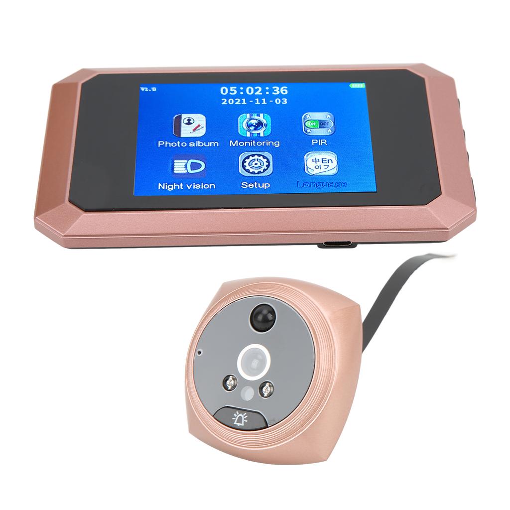 3,5-дюймовый дверной звонок с цифровым датчиком движения и ночным видением высокой четкости для безопасности дома