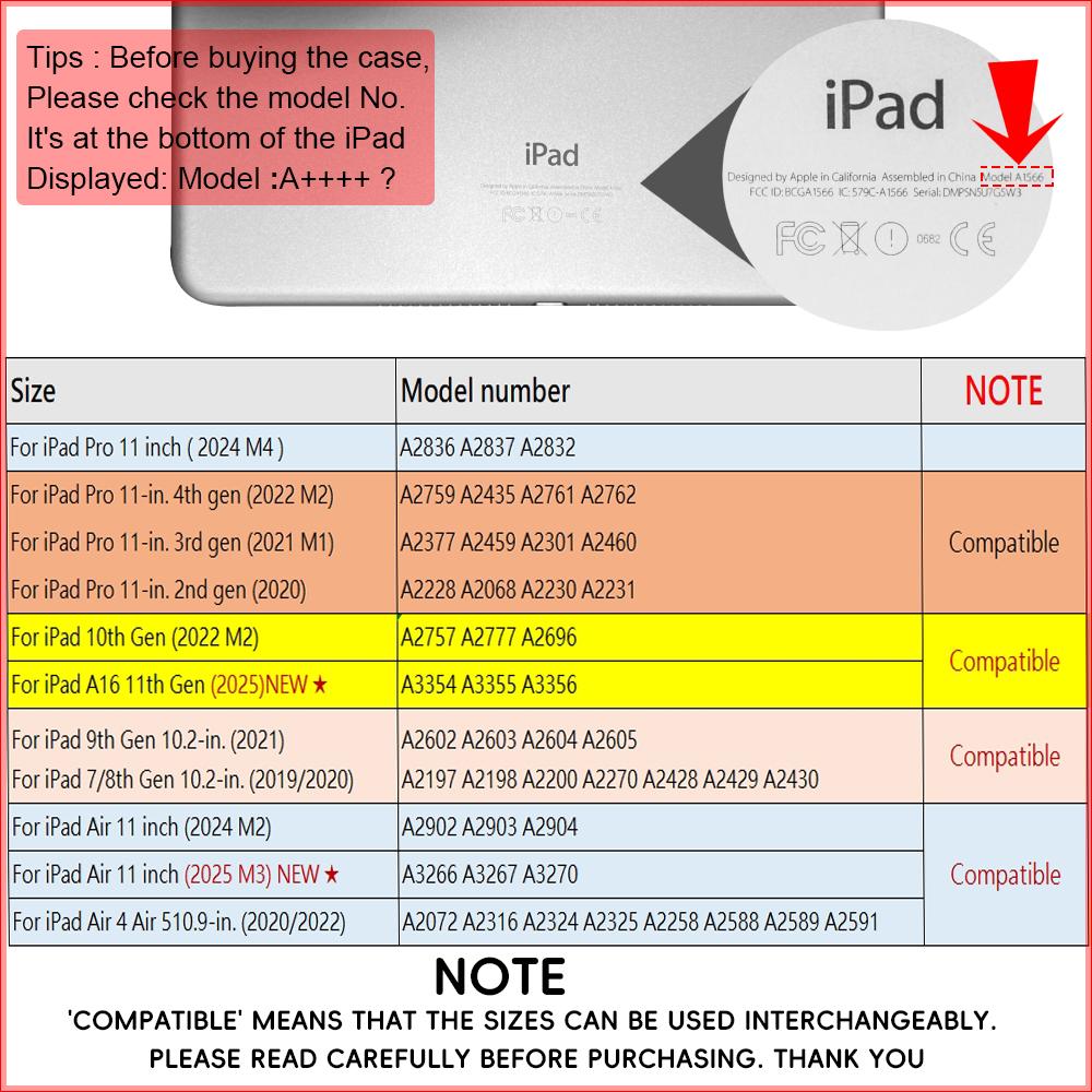 Беспроводная клавиатура Magic Keyboard и мышь для iPad 9-го поколения Чехол A16 iPad 10.2 7-го 8-го Покрытие iPad Pro 11 M4 Air M3 10-го Air 5/4 Funda
