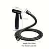 2PCS Stainless Steel Bidet Sprayer for Toilet Handheld with 1.5M Hose - Easy Install Nozzle - Water Saving Eco-Friendly