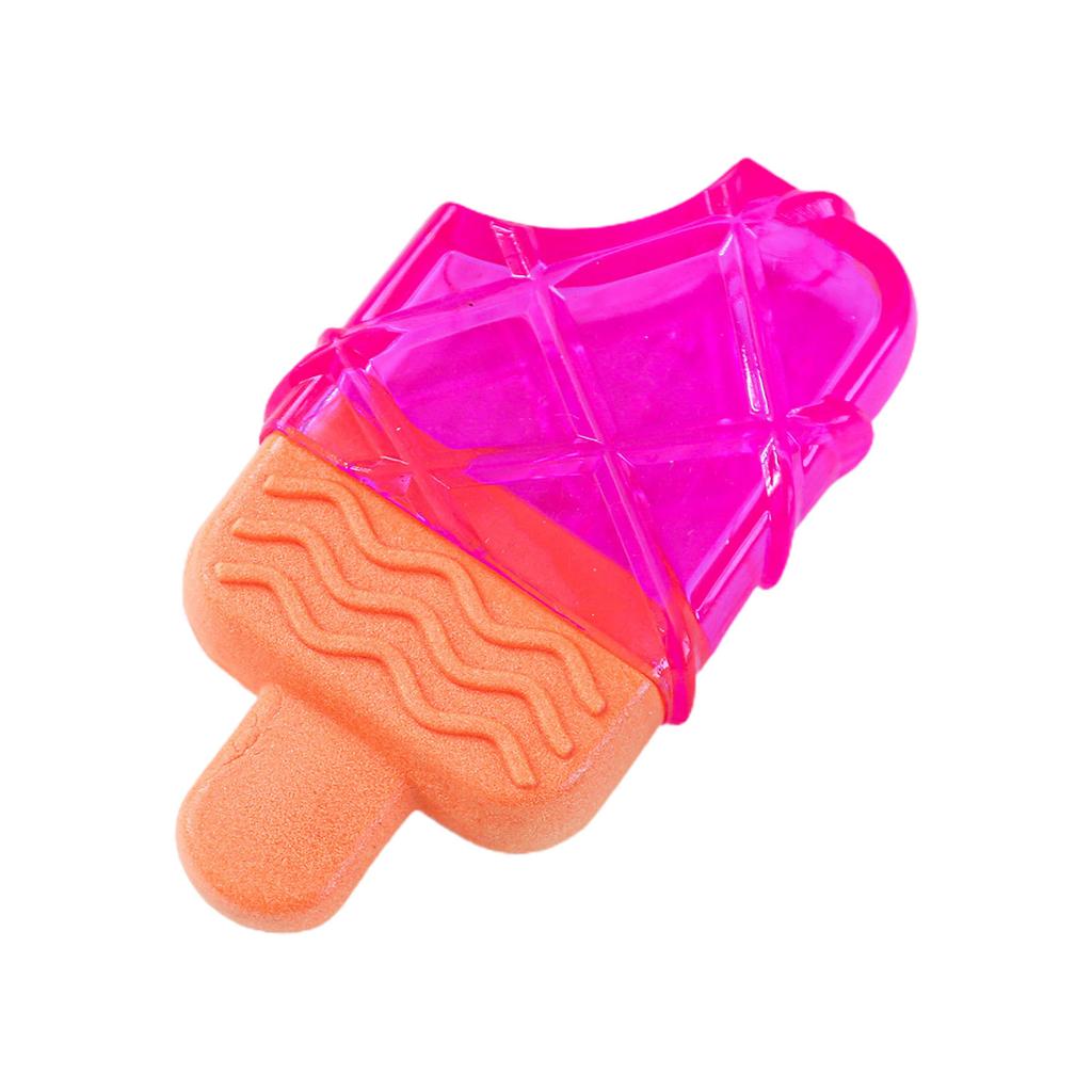 Замораживаемая игрушка-писк для собак, TPR, жевательная игрушка в форме фруктового мороженого с пищалкой, леденец на палочке, звуковая игрушка-писк, фруктовое мороженое