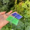Mini Badminton Playground Keyring Acrylic Table Tennis Key Holder  Unisex