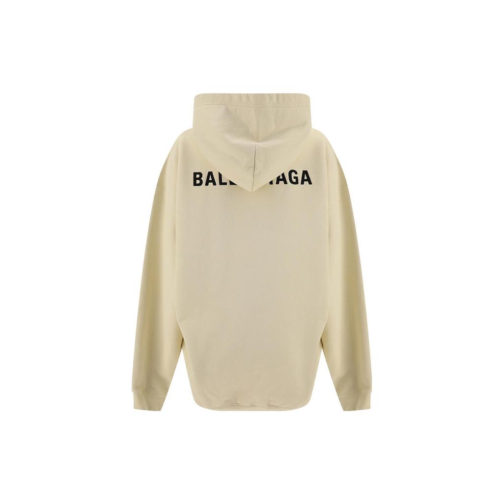 Balenciaga Sweatshirt Loose Fit Women's Ivory White 578135TMVF59069