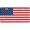Black And White American Flag Front License Plate For Women Car Vanity Plates Decorative Aluminum Metal Cute Novelty License Plate Cover For Men 6X12