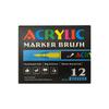 Straight Liquid Acrylic Marker Pen 12/24/36/48/60/80/120 Color Soft Head Student Art DIY Hand-painted Drawing Doodle Pen 10ml