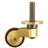 Brass Furniture Wheel Set Furniture Casters Gold Black Heavy Duty Casters Minimal Disruption Versatile Applications