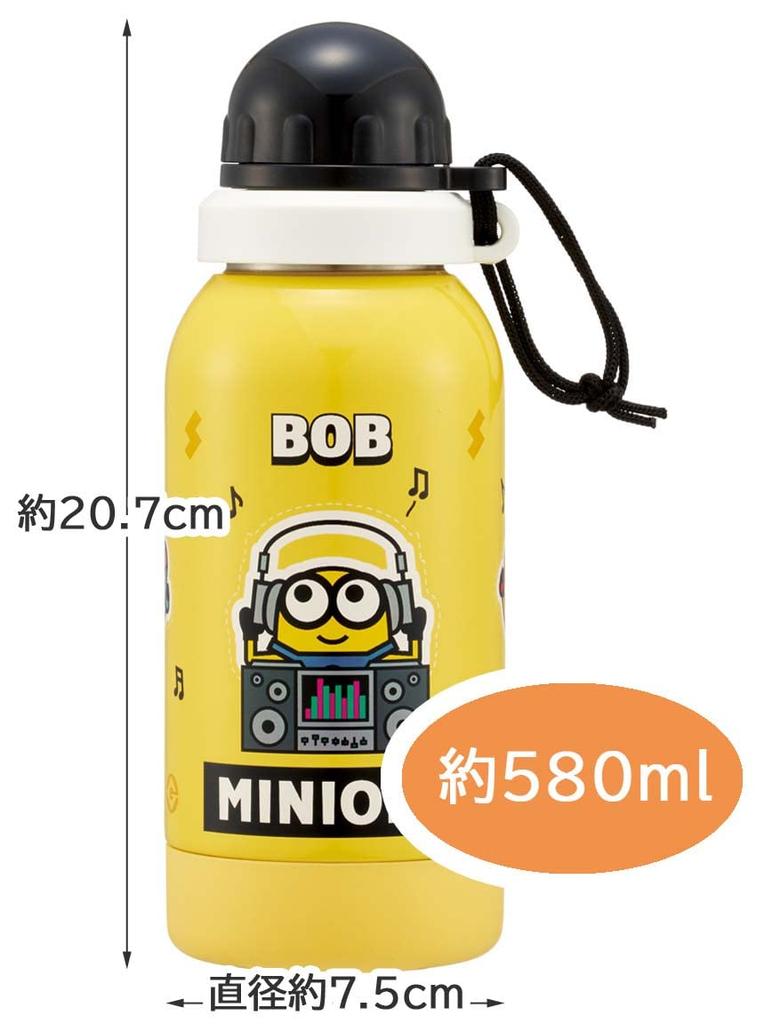 Бутылка для воды Skater однослойная бутылка из нержавеющей стали 580 мл комнатная температура полезный напиток Minions SSSC6-A