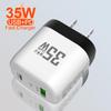 35W QC 3.0 PD Fast Charger GaN USB - EU & US Standard
