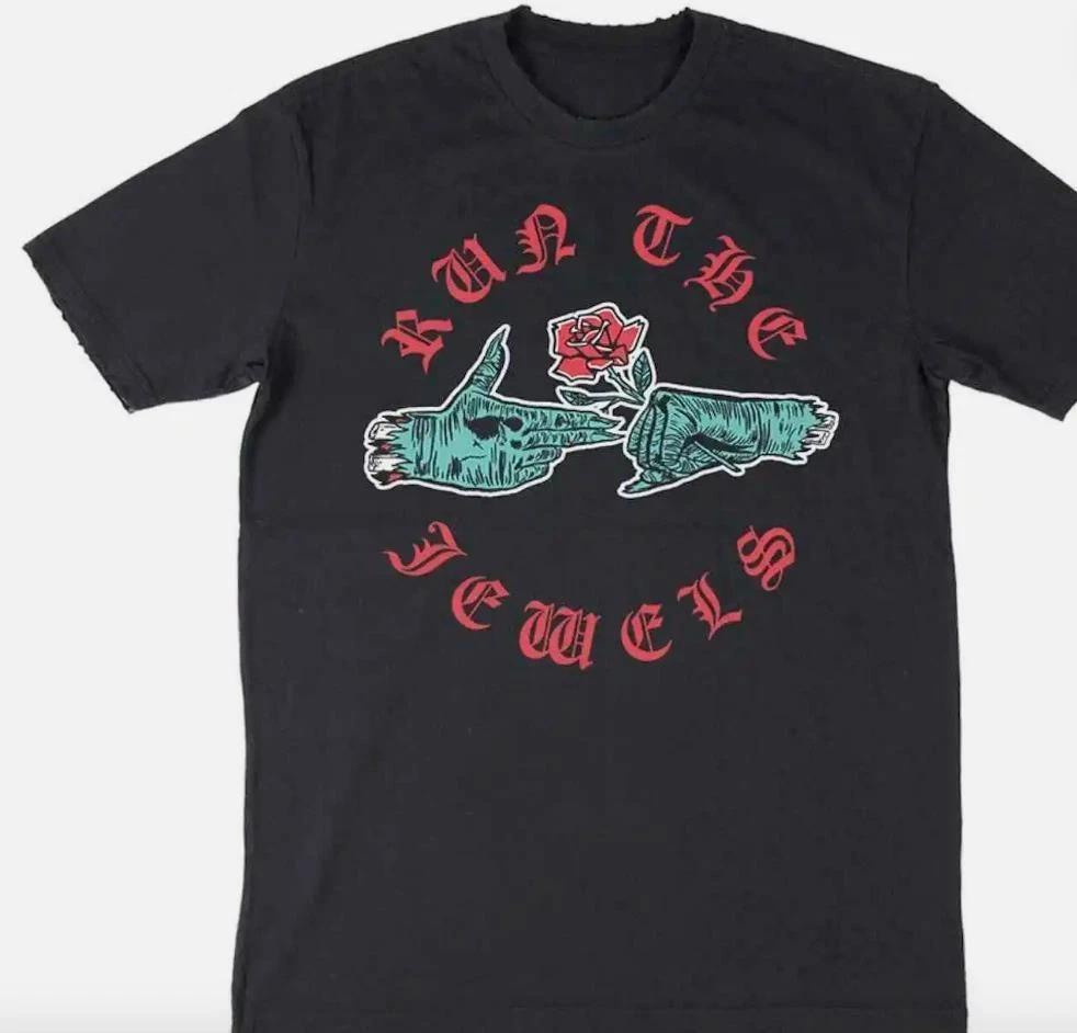 Run the Jewels Zombie Hands T-Shirt Black Short Sleeve