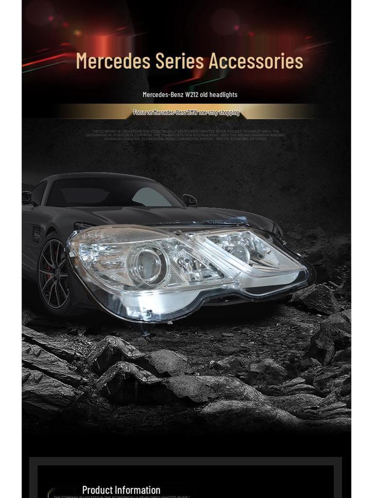 E-Class W212 Headlight for Old Models E180/E200/E260/E300 (2009)