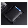Fashion Business Mens Wallet Slim Credit Card Holder Genuine Leather Cowhide Transparent Window Multiple Card Slots Wallets