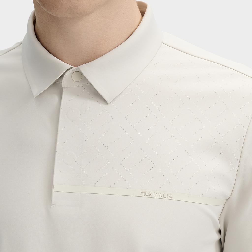 New FILA Polo Shirt Men's Elegant Gray F11M513206FGY