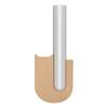 Fridge Magnet Vase Clear Glass Tube Vase with Wooden Base Magnetic
