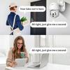 1 комплект панорамной камеры видеонаблюдения 1080p Wi-Fi IP-видеокамера двусторонняя аудиосвязь с четким ночным видением Onvif (с