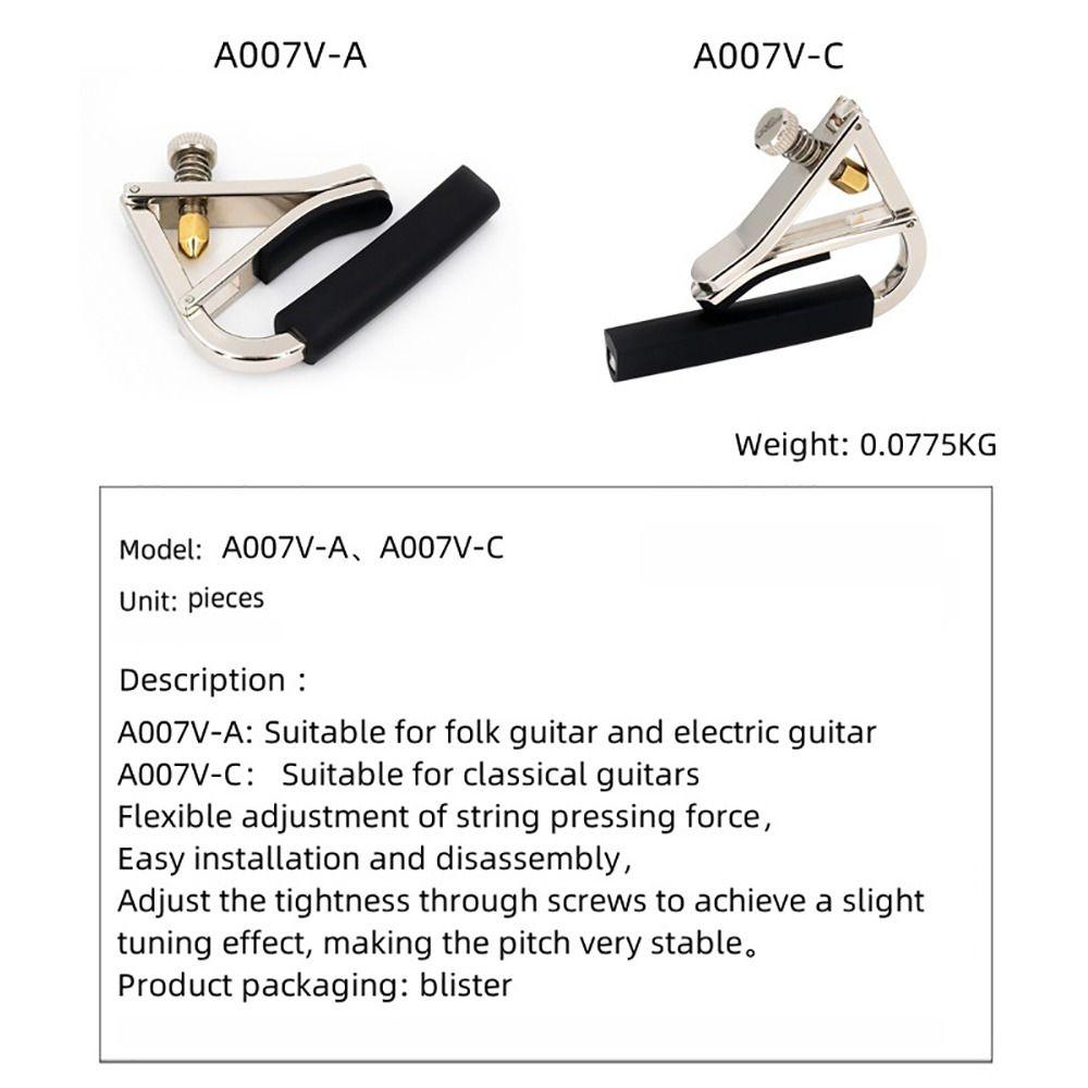 For Classical/Acoustic/Electric Guitar Guitar Capo Guitar Tuning Clip