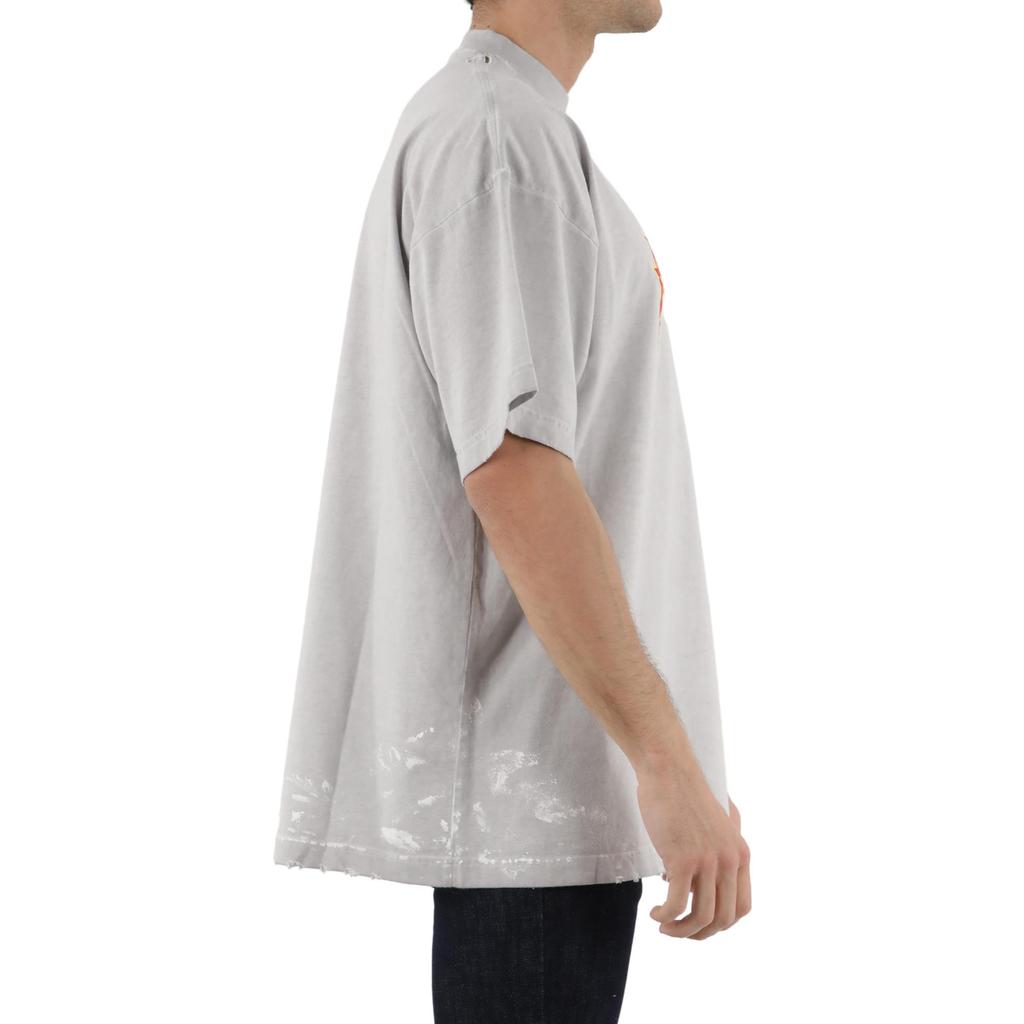 Balenciaga Metal Vintage Oversized T Shirt 694576TMV880901
