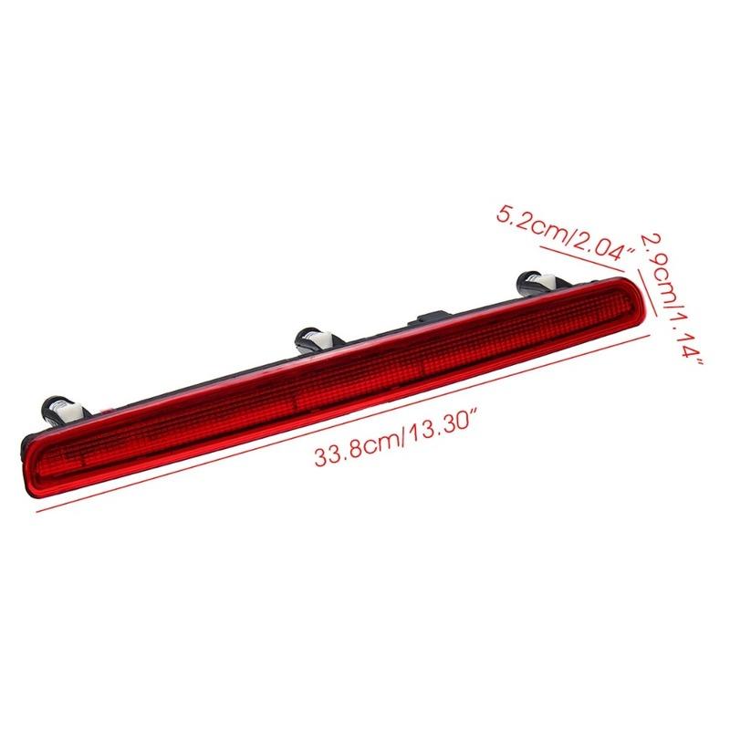 1pc Rear Lamp Red Lens 18 SMD LED High Level Brake Stop Light 7E0945097A For VW T5 TRANSPORTER / MULTIVAN / CARAVELLE 2003-2015