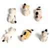 Cat Chopstick Rest Set of 6, Mixed Colors, 1 Set, Korean Popular Tableware