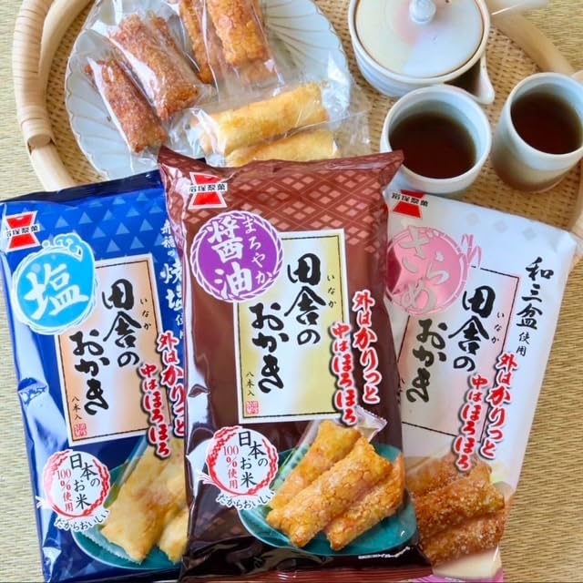 Iwatsuka Seika Countryside Okaki Zarame Flavor 8 бутылок по 12 пакетов
