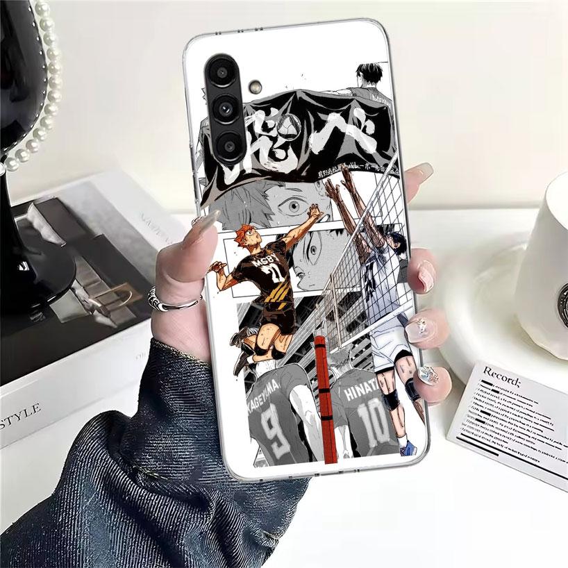 Чехол для телефона Haikyuu Oya Волейбол Аниме для Samsung Galaxy A13 A14 A15 A16 A17 A53 A54 A55 A56 A57 A33 A34 A35 A36 A37 A23 A24 A