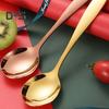 Ложка для супа, не содержащая BPA, пищевая ложка из нержавеющей стали, кухонная ложка с длинной ручкой, столовая посуда, инструмент