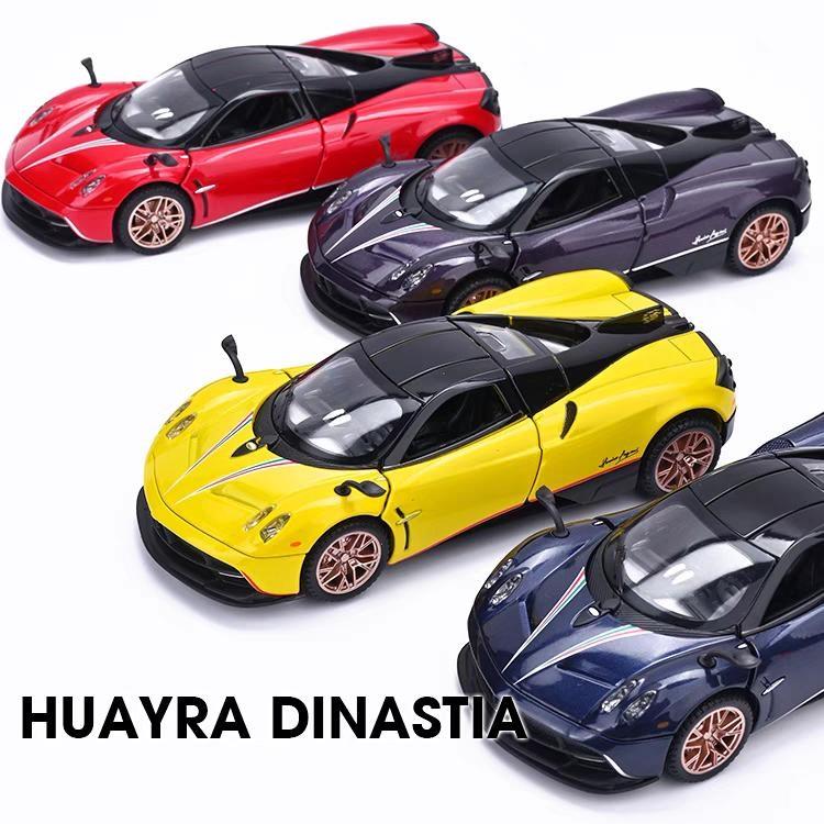 Pagani Huayra Dinastia Supercar Simulation Diecast & Toy Vehicles Sounds & Light Pull Back Car 1:Модель коллекции 32 сплава