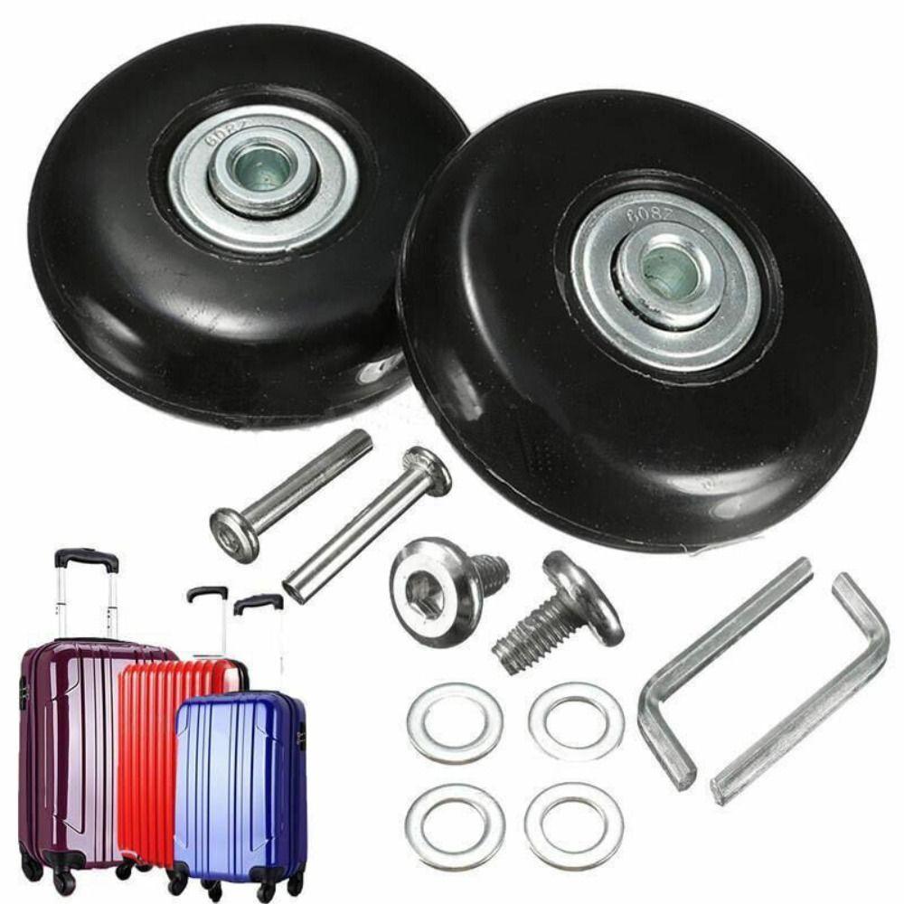 Resistant Flexible Silent Replacement Axles Repair Kit Travel Luggage Wheels Casters Repair Suitcase Parts Axles