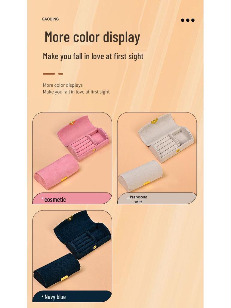 Минималистичная шкатулка для украшений для колец и серег - Портативная подарочная упаковка